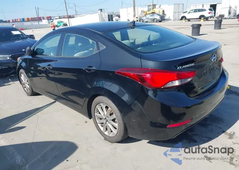 2014 Hyundai Elantra Se z USA, uszkodzony, nr VIN KMHDH4AE1EU142588